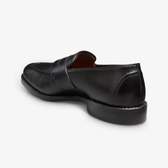 Randolph Penny Loafer Black Leather