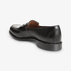 Randolph Shell Cordovan Penny Loafer Black Cordovan Leather