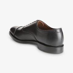 Park Avenue Oxford Dress Shoe with Combination Tap Sole Black Leather