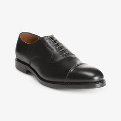 Park Avenue Oxford Dress Shoe with Combination Tap Sole Black Leather
