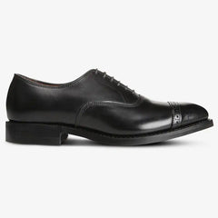 Fifth Avenue Cap-toe Oxford Dress Shoe with Dainite Sole Black Leather