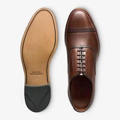 Fifth Avenue Cap-toe Oxford Dress Shoe Chili Leather