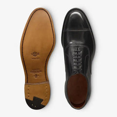 Park Avenue Shell Cordovan Cap-toe Oxford Dress Shoe Black Cordovan Leather