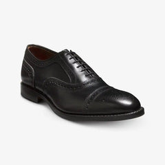 Strand Cap-toe Oxford Dress Shoe Black Leather