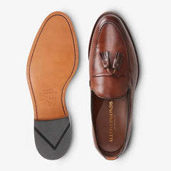 Grayson Tassel Loafer Dark Chili Leather
