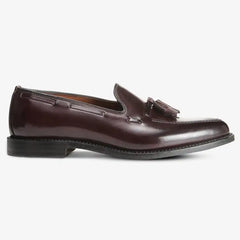 Grayson Shell Cordovan Tassel Loafer Burgundy Cordovan Leather