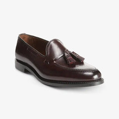Grayson Shell Cordovan Tassel Loafer Burgundy Cordovan Leather