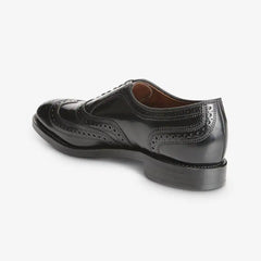 Cambridge Shell Cordovan Wingtip Dress Shoe Black Cordovan Leather