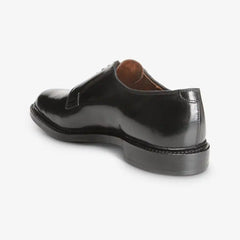 Leeds Shell Cordovan Derby Dress Shoe Black Cordovan Leather