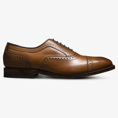 Factory Second Strand Cap-Toe Oxford Dress Shoe Walnut Brown