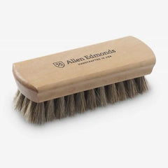 Travel Horsehair Shine Brush Cedar Brown