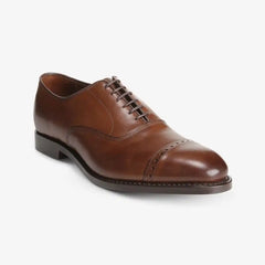 Fifth Avenue Cap-toe Oxford Dress Shoe Coffee Brown Leather