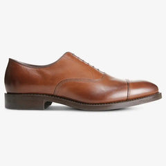 Park Avenue Cap-toe Oxford Dress Shoe with Dainite Sole Coffee Brown Leather
