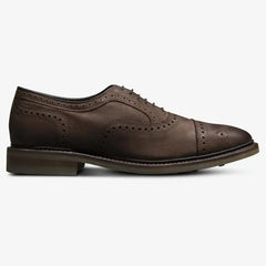 Strandmok Cap-toe Oxford with Dainite Rubber Sole Brown Nubuck