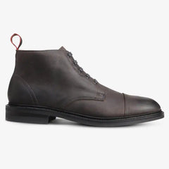 Patton Cap-toe Boot with Dainite Rubber Sole Grey Leather