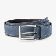 Bourbon Street Suede Dress Belt Denim Blue