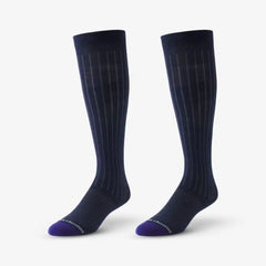 Over-the-calf Merino Cool Dress Socks Navy