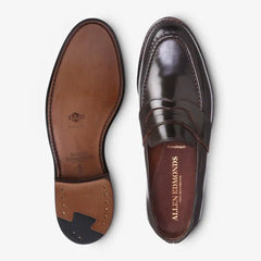 Randolph Shell Cordovan Penny Loafer Brown Cordovan Leather