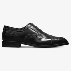 Strand Shell Cordovan Cap-toe Oxford Dress Shoe Black Cordovan Leather