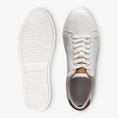 Courtside Lace-up Sneaker White Leather