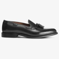 Grayson Shell Cordovan Tassel Loafer Black Cordovan Leather