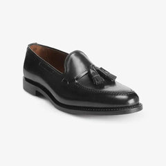 Grayson Shell Cordovan Tassel Loafer Black Cordovan Leather