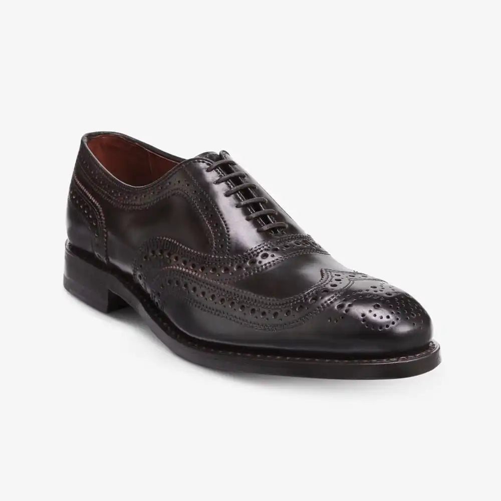 Cambridge Shell Cordovan Wingtip Dress Shoe Brown Cordovan Leather