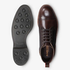Patton Weather-ready Cap-toe Boot with Dainite Rubber Sole Brown Chromexcel Leather