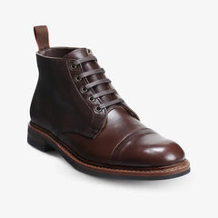 Patton Weather-ready Cap-toe Boot with Dainite Rubber Sole Brown Chromexcel Leather