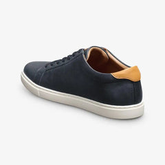 Courtside Lace-up Sneaker Navy Leather
