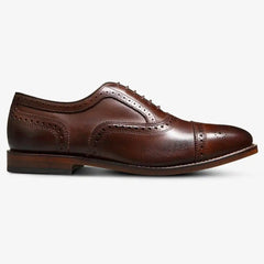 Strand Cap-toe Oxford Dress Shoe Mahogany Leather