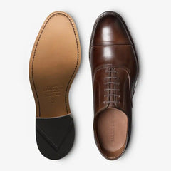 Park Avenue Cap-toe Oxford Dress Shoe Mahogany Leather