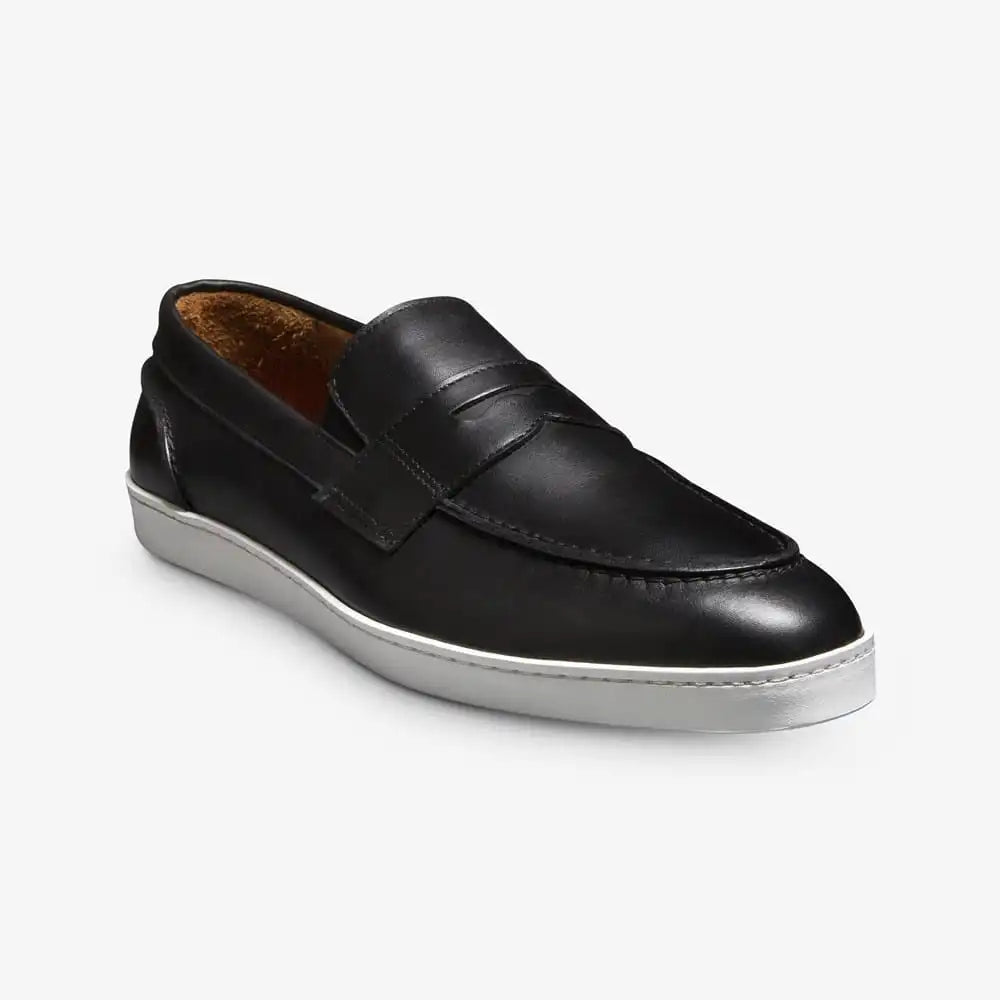 Randolph Slip-on Sneaker Black Leather
