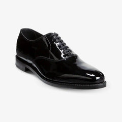 Carlyle Plain-toe Oxford Dress Shoe Black Patent Leather