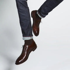 Factory Second Park Avenue Cap-Toe Oxford Mahogany