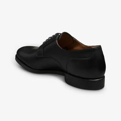 Windsor Plain-toe Derby Dress Shoe Black Leather