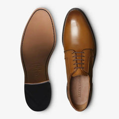 Windsor Plain-toe Derby Dress Shoe Walnut Leather