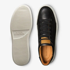 Oliver Slip-on Stretch-lace Sneaker Black Leather