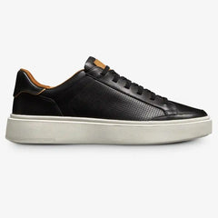 Oliver Slip-on Stretch-lace Sneaker Black Leather