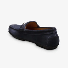 Sebastian Bit Driving Loafer Navy Sea Suede