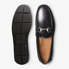 Sebastian Bit Driving Loafer Black Leather
