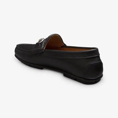 Sebastian Bit Driving Loafer Black Leather