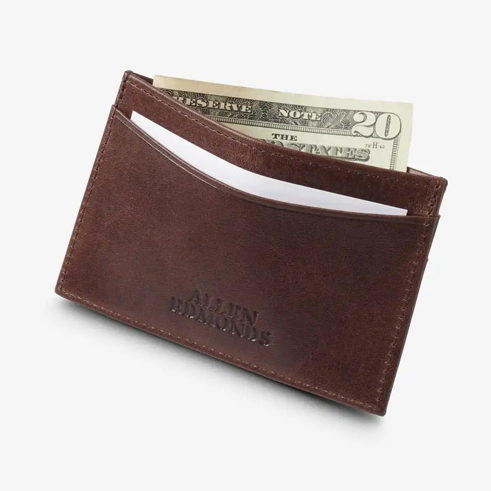 Slim Card Case Brown Leather