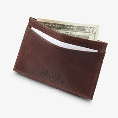 Slim Card Case Brown Leather