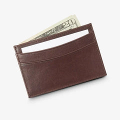 Slim Card Case Brown Leather