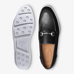 Randolph Bit Slip-on Sneaker Black Leather