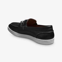 Randolph Bit Slip-on Sneaker Black Leather