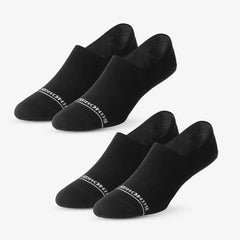 2-pack Dress No-show Socks Black