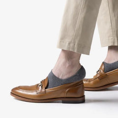 2-pack Dress No-show Socks Grey