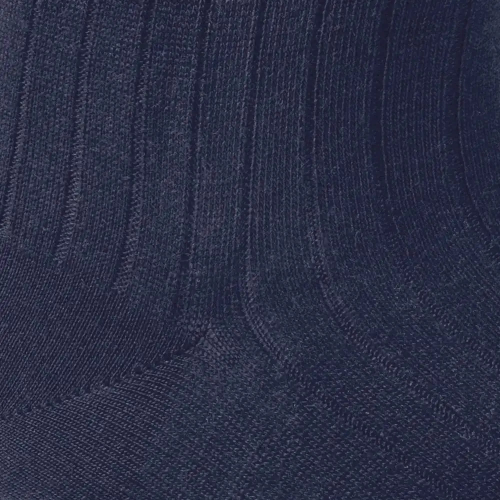 Merino Wool Dress Socks Navy